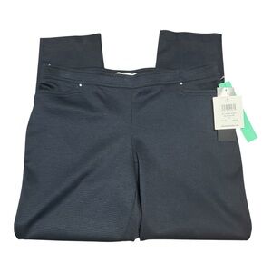 89th & Madison Women’s Petite Pants – Blue Square Pattern – Size PL